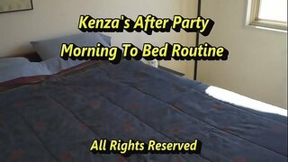 Kenza કૂપર Rubs પોતાની સાથે લોશન